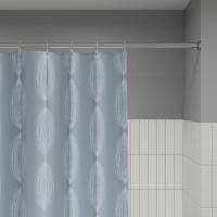 Штора для ванной полиэстер IDDIS BD05P18i11 180*200 серая c кольцами