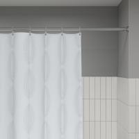 Штора для ванной полиэстер IDDIS BD06P18i11 180*200 белая c кольцами
