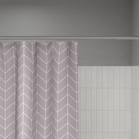 Штора для ванной полиэстер IDDIS BD06P24i11 240*200 серая c кольцами