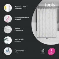Штора для ванной полиэстер IDDIS BF02P18i11 180*200 разноцветная c кольцами