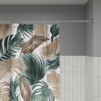 Штора для ванной полиэстер IDDIS BF06P18i11 180*200 разноцветная c кольцами