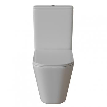 Унитаз-компакт безободковый WAVE APEKS Tornado1.0,гор,ниж,2-кн.арм,сид.полипр,м/л,быстр,БЕЛЫЙ глянец