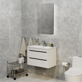 Тумба д/ванной "Лайн-70" подвесная  под раковину Марго-70 (MIXLINE) (ПВХ)