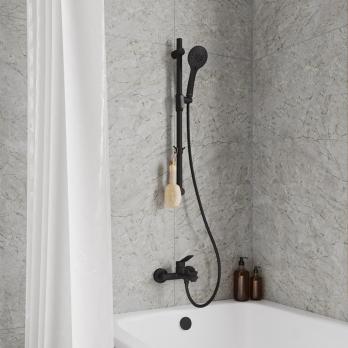 Стойка для душа 700мм Milardo "Ideal Spa" ILS70B0M17, нерж. сталь, ЧЕРНЫЙ матовый, коробка