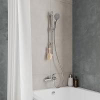 Стойка для душа 700мм Milardo ILS70C0M17 "Ideal Spa" нерж. сталь ХРОМ, коробка