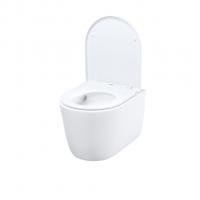 Унитаз подвесной безободковый IDDIS SLIRDSEi25 "Slide" ТОРНАДО смыв, сиденье дюропласт, микролифт