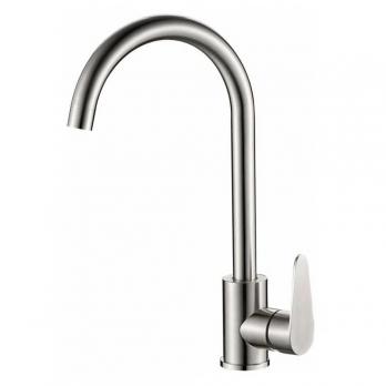 Смеситель для кухни 35к HB70802 HAIBA б/отв боковая п/гайку НЕРЖ