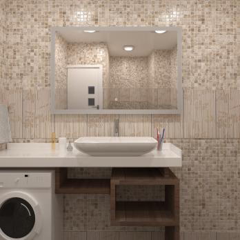 Зеркало MIXLINE "Ливия" 1200*800 сенсорный выключатель, светодиодная подстветка