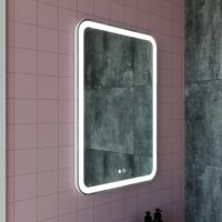 Зеркало MIXLINE "Мальта-VOICE"  550*800 (ШВ) сенсорный выключатель, управление голосом., подогрев