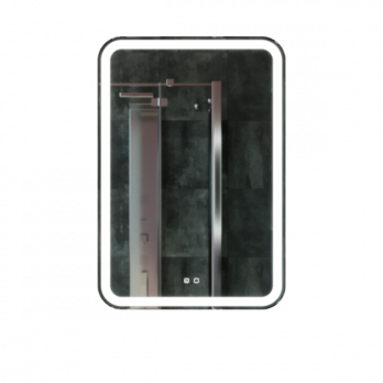 Зеркало MIXLINE "Мальта-VOICE"  550*800 (ШВ) сенсорный выключатель, управление голосом., подогрев