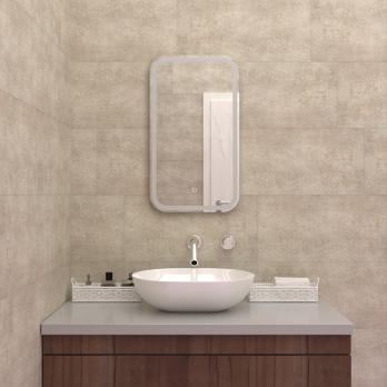 Зеркало MIXLINE "Мальта" 400*700 (ШВ) сенсорный выключатель, светодиодная подсветка