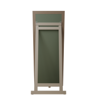 Зеркало MIXLINE "Прованс" Дуб 600*1500 (ШВ) напольное