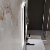 Зеркало MIXLINE "Стив-Лайт" 700*685 (ШВ) сенсорный выключатель, светодиодная подсветка