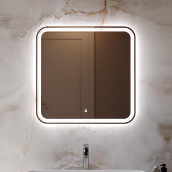 Зеркало MIXLINE "Стив-Лайт" 700*685 (ШВ) сенсорный выключатель, светодиодная подсветка