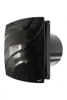 Вентилятор вытяжной с обратным клапаном    D100С  WAVE Black classic ERA