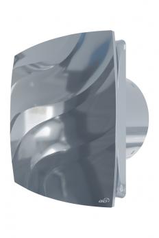Вентилятор вытяжной с обратным клапаном    D100С  WAVE Gray ERA