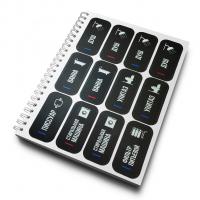 Комплект наклеек VRT BLACK EDITION для маркировки сантехники "Отопление и водоснабжение"