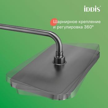 Душевая система 35к IDDIS PARGM3Fi06 "Parker" лейка "Тропический душ" ГРАФИТ матовый
