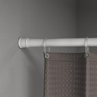 Карниз для ванной белый мат. Elegante IDDIS (блистер) 1,10*2,00 SRW0120i14 без колец