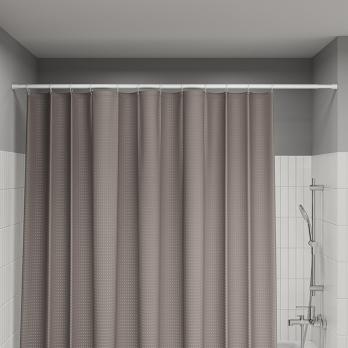 Карниз для ванной белый мат. Elegante IDDIS (блистер) 1,10*2,00 SRW0120i14 без колец