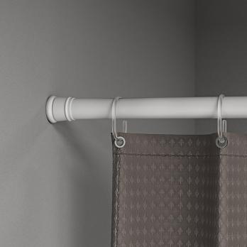 Карниз для ванной белый мат. Elegante IDDIS (блистер) 1,10*2,00 SRW0120i14 без колец