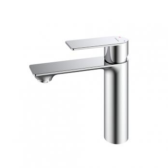 Смеситель для раковины 35к Milardo MAZBN00M01 "Maze" нерж. сталь, литой, п/гайку,  САТИН