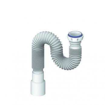 Гофра 1 1/4"*40/50 MD85-2 (800 мм) с гайкой, плоская прокладка UNICORN