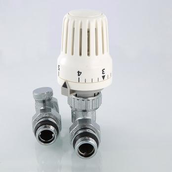 Комплект терморегулирующего оборудования для радиатора 1/2'' прямой VALTEC VT.046.N.04