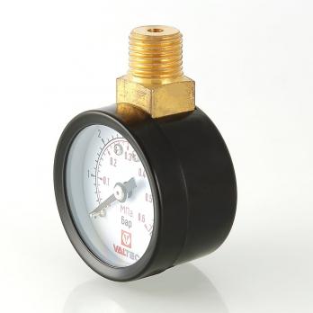Манометр 40х1/4 6 бар для редуктора давления (верхнее радиальное подключение)  VALTEC VT.TM40.VC.02