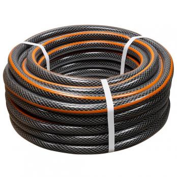 Шланг полив. арм. непрозр. 3-слойный 18 мм бухта 20 м (вес 2,5 кг) ПВХ "Тритон"  3/4"