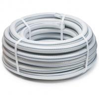 Шланг полив. арм. непрозр. 3-слойный 18 мм бухта 20 м (вес 4 кг) ПВХ "Титан" серый 3/4"