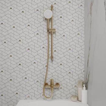 Шланг душевой 150см IDDIS 04P15MGi19 "Optima Home" ПВХ, ЗОЛОТО матовое