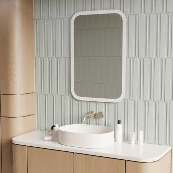 Зеркало MIXLINE "Сандра" 550*800 (ШВ) б/полки