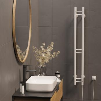 Полотенцесушитель MIXLINE MOON WHITE 120/10 (таймер,284 Вт) электрический БЕЛЫЙ