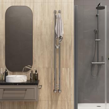 Полотенцесушитель MIXLINE STAR 1 150/7,5 (1/2" ВР,вентиль угловой 3/4''х1/2'' вн/нар)