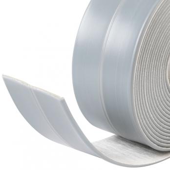 Лента бордюрная самоклеящаяся Аккурат 38мм*3,35м СЕРАЯ