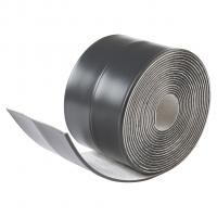 Лента бордюрная самоклеящаяся Аккурат 60мм*3,35м ГРАФИТ