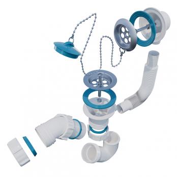 Обвязка на ванну 1 1/2*40 с вып. и переливом SB0101 ИНКОПЛАСТ