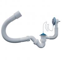 Обвязка на ванну 1 1/2*40 с гофрой 40*40*50 (1450мм) с вып. и переливом SB01145 ИНКОПЛАСТ