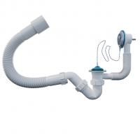 Обвязка на ванну 1 1/2*40 с гофрой 40*40*50 (800мм) с вып. и переливом SB0180 ИНКОПЛАСТ