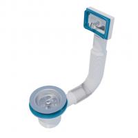 Перелив д/мойки 1 1/2 VP11270 ИНКОПЛАСТ прямоуг. гибкий