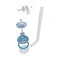 Перелив д/мойки 3 1/2 VP3000 ИНКОПЛАСТ круглый гибкий