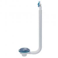 Перелив д/мойки 3 1/2 VP3005 ИНКОПЛАСТ круглый + прямоуг. гибкий