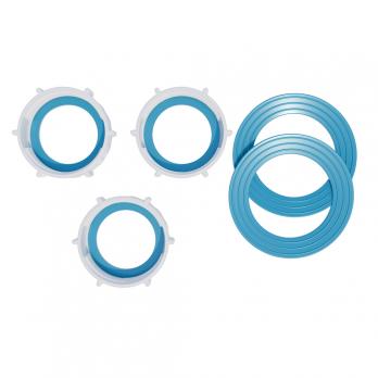 Ремкомплект набор прокладок и гаек к сифону для моек/ванны RK-04 ИНКОПЛАСТ