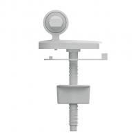 Сиденье для унитаза "Рио" голубовато-белое ИНКОЭР с микролифтом