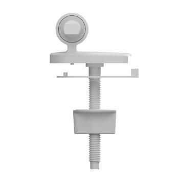 Сиденье для унитаза "Рио" голубовато-белое ИНКОЭР с микролифтом