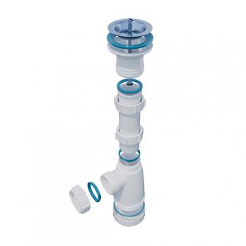 Сифон 1 1/2*40 BS1000 ИНКОПЛАСТ (винт М6*60)