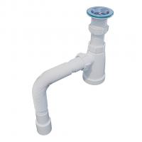 Сифон 1 1/2*40 с гофрой 40*40*50 (1450мм) BG10145 ИНКОПЛАСТ (винт М6*60)