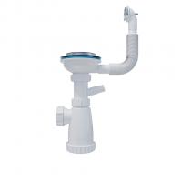 Сифон 3 1/2*40 с носиком и круглым переливом BKS3000W ИНКОПЛАСТ