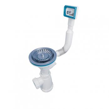 Сифон 3 1/2*40 с носиком прямоуг. переливом BKS4000W ИНКОПЛАСТ